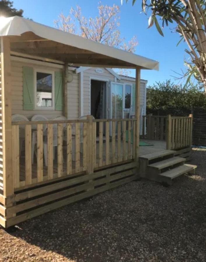 Mobile Home Tout Confort Climatise 4 A 6 Personnes Camping Les Salins De La Gardiole Ancien Camping De L'Europe A Vic La Gardiole المظهر الخارجي الصورة